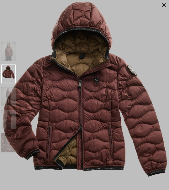 PIUMINO BLAUER USA AD ONDE CAMELIA