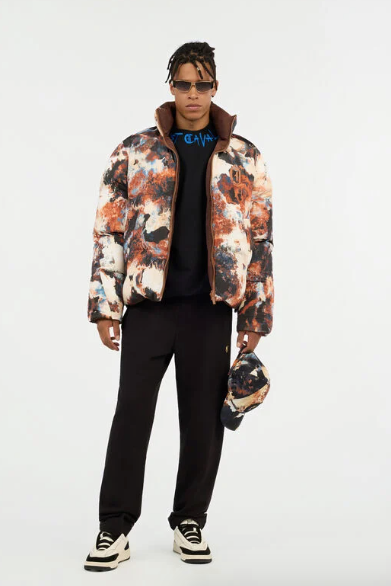 Giacca Piumino JUST CAVALLI Reversibile con Stampa