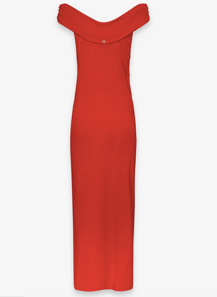 Abito GAELLE PARIS abito Midi Con Collo Schiffer E Spacco In Punto Milano