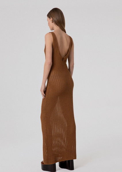 Abito Lungo HINNOMINATE In Maglia Traforata