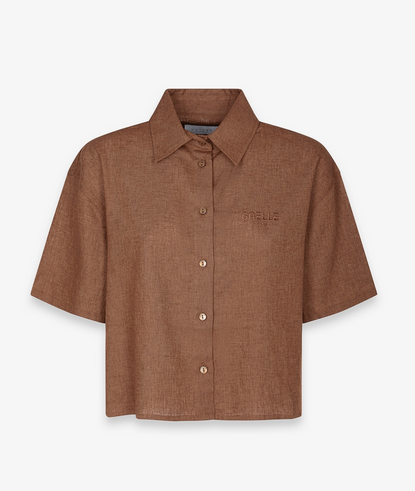 Camicia GAELLE PARIS A Mezza Manica Cropped In Mistolino