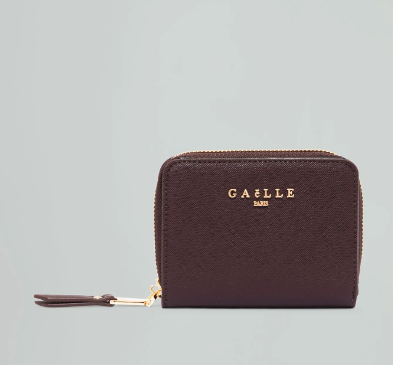 Portafoglio GAELLE PARIS Mini ziparound essential saffiano