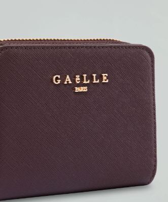Portafoglio GAELLE PARIS Mini ziparound essential saffiano