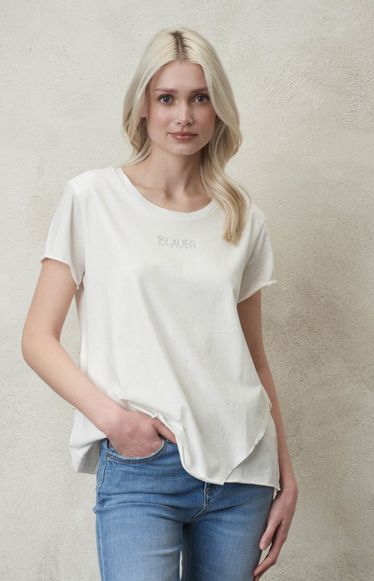 T-shirt girocollo BLAUER USA doppia