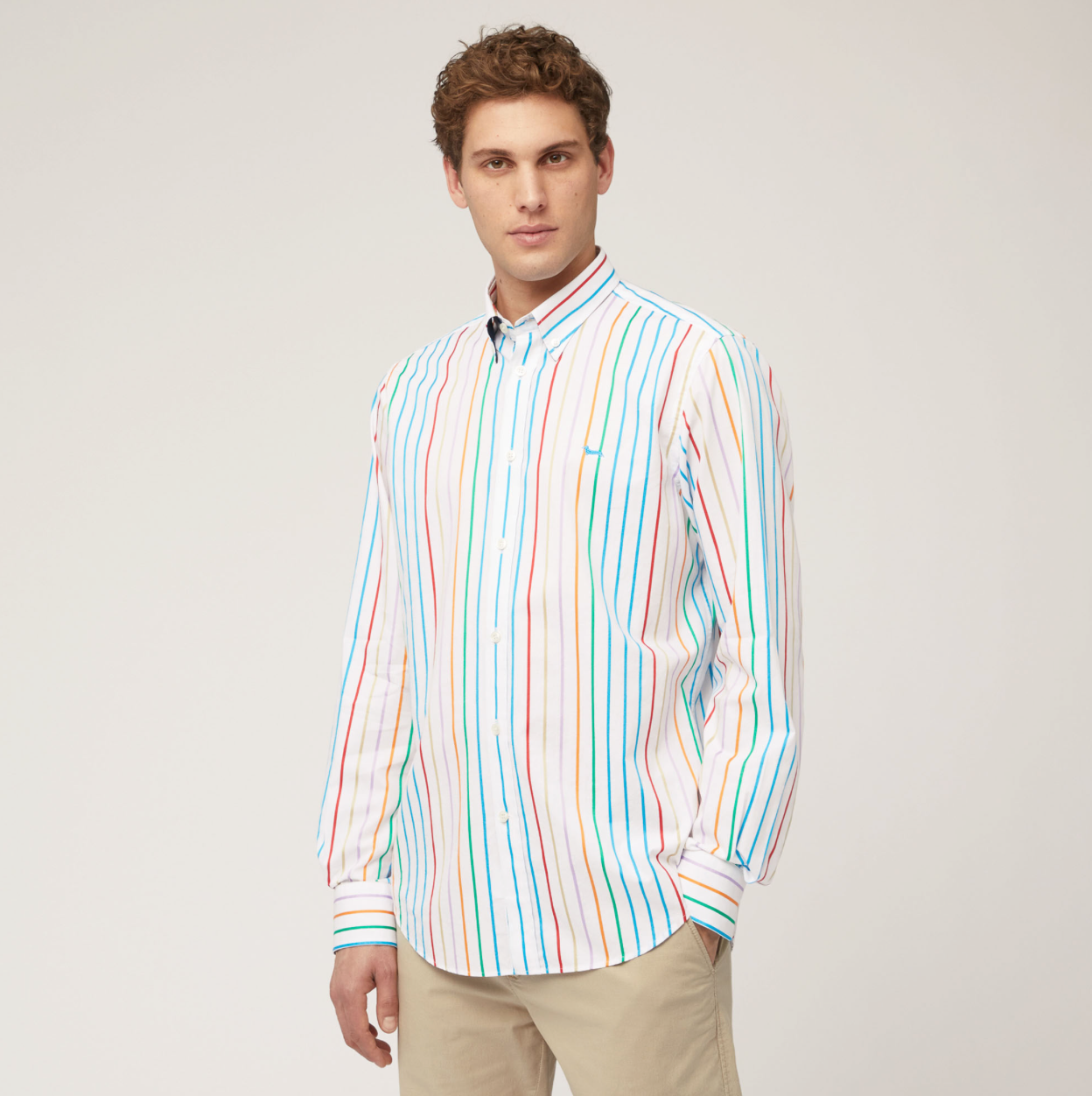 Camicia HARMONT & BLAINE righe multicolor