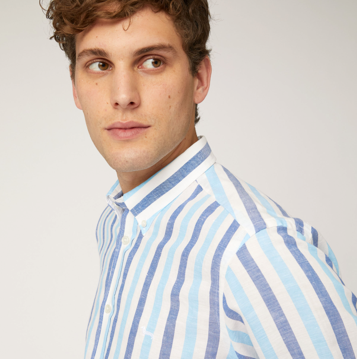 Camicia HARMONT & BLAINE a righe in lino