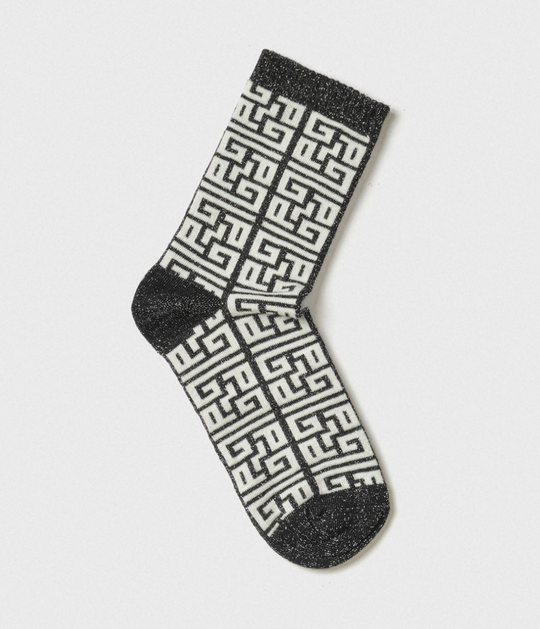 Calze GAELLE PARIS Allover Monogram Lurex