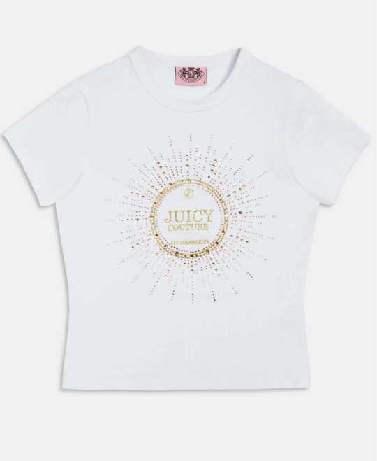 T-shirt JUICY COUTURE con logo diamantato