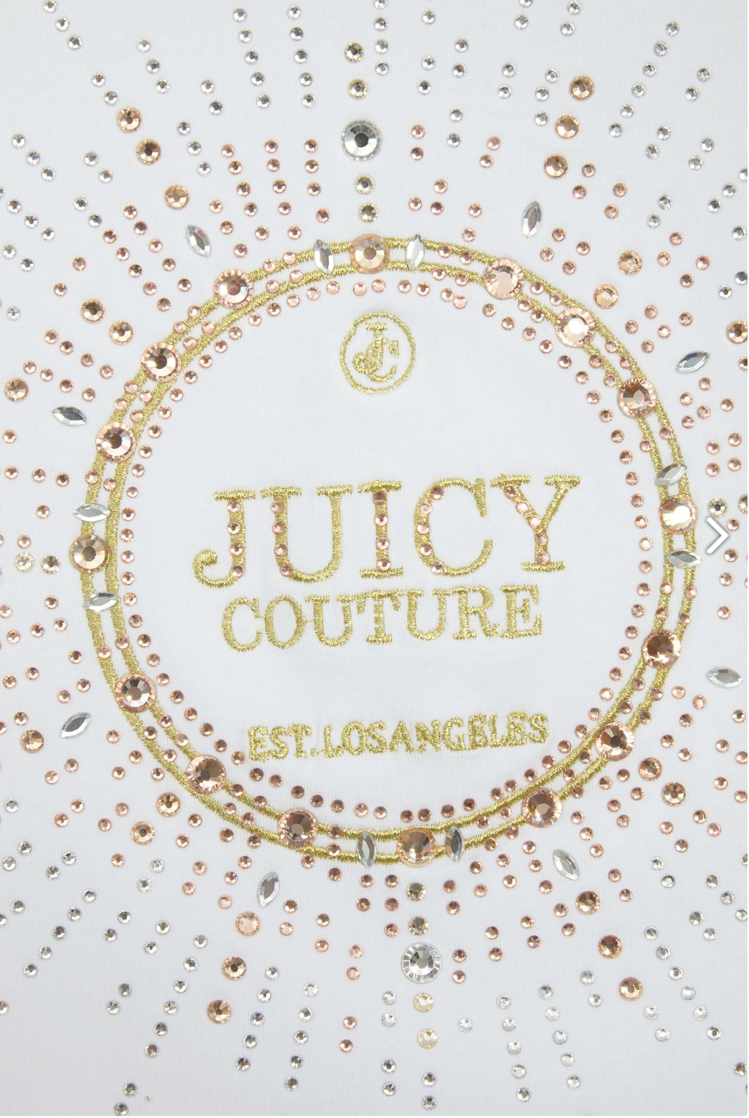 T-shirt JUICY COUTURE con logo diamantato