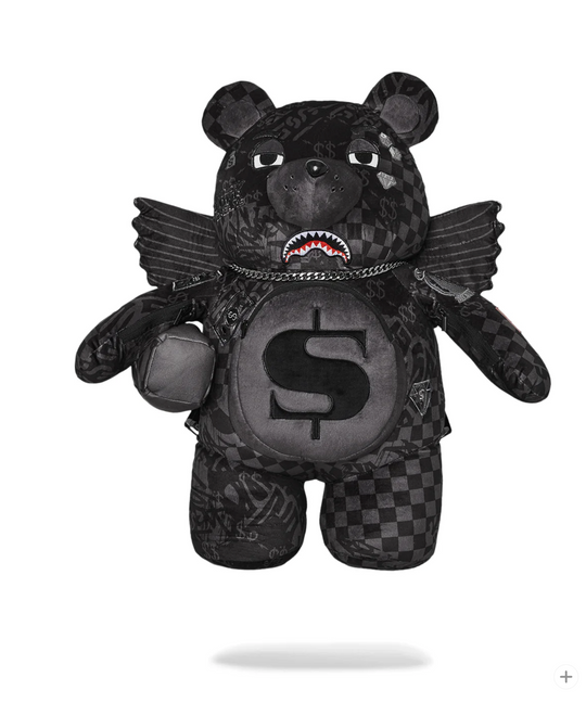 Zaino SPRAYGROUND 3AM CHECK TEDDY BEAR