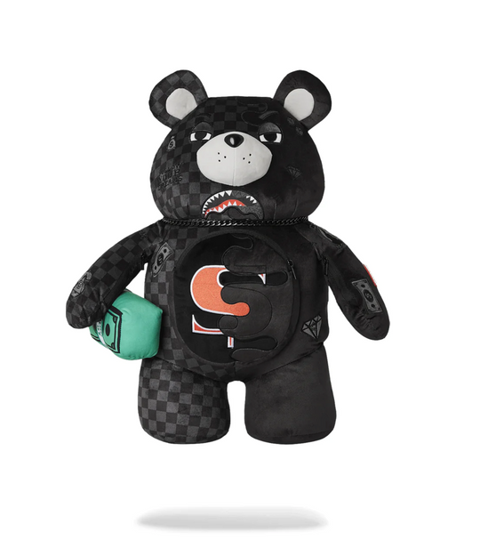 Zaino SPRAYGROUND UNFINISHED SHARK TEDDY BEAR