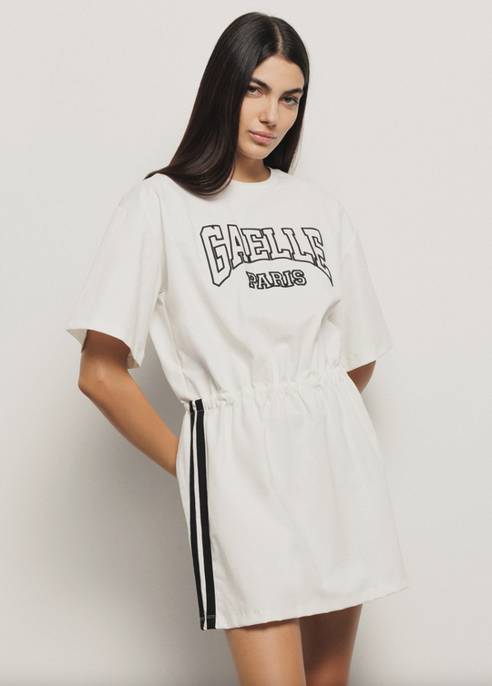 Abito GAELLE PARIScorto paricollo mezza manica