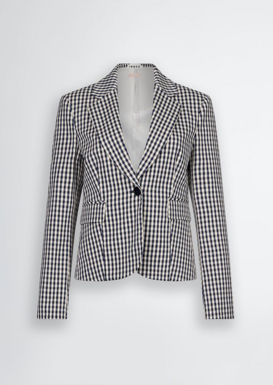 Giacca LIU-JO check all over