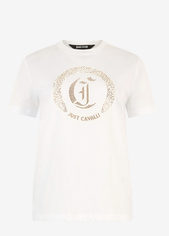 T-shirt JUST CAVALLI  con borchie