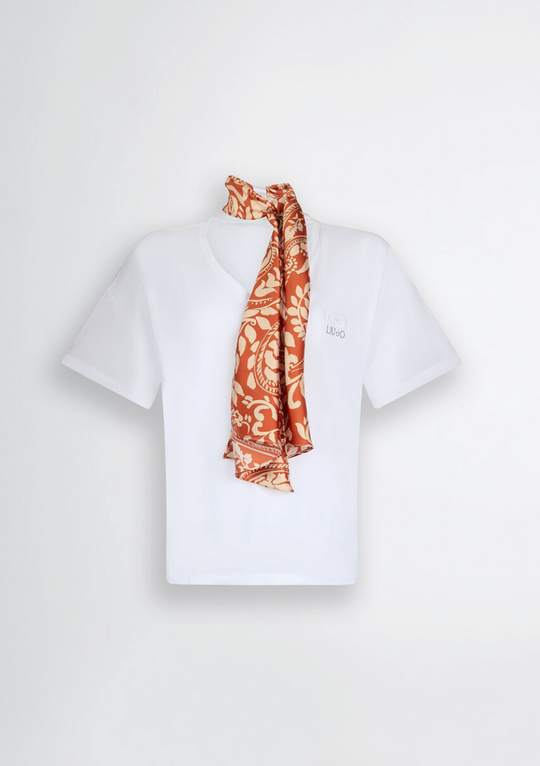 T-shirt LIU-JO con foulard