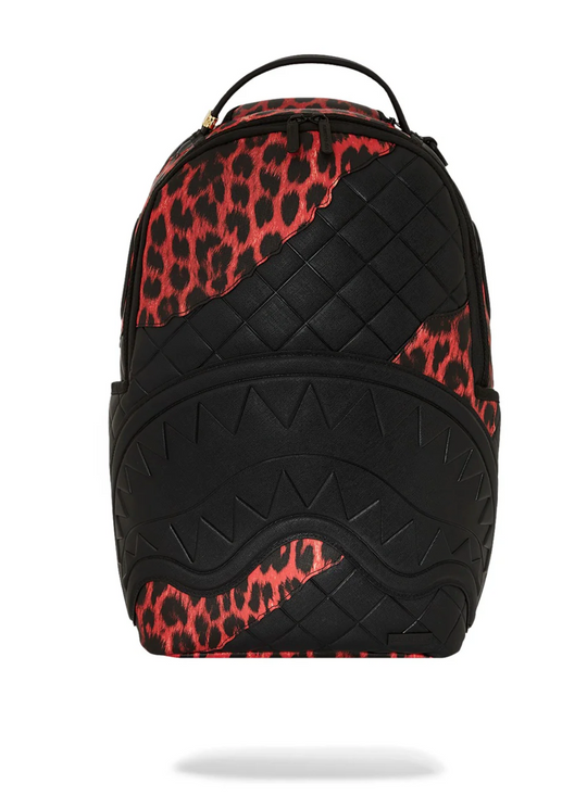 Zaino SPRAYGROUND RED LEOPARD PUFFER DLX BACKPACK