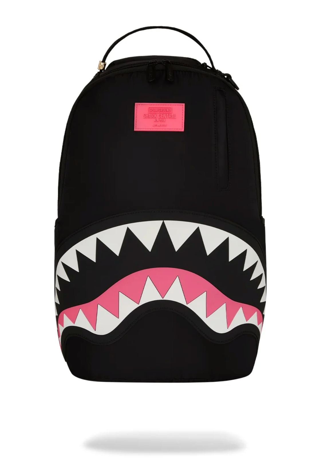 Zaino SPRAYGROUND SHARK CENTRAL NYLON BLACK PINK