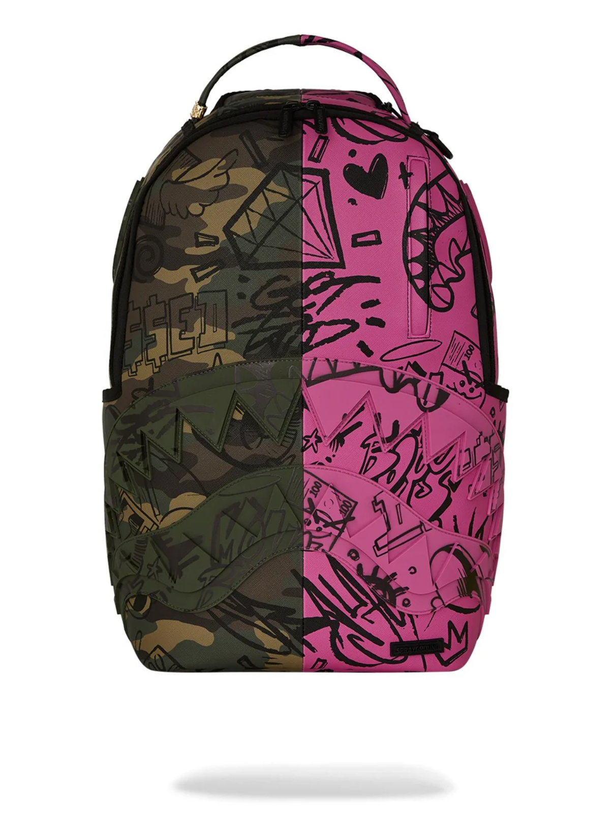Zaino SPRAYGROUND SPLIT PINK AND CAMO DLX BACKPACK