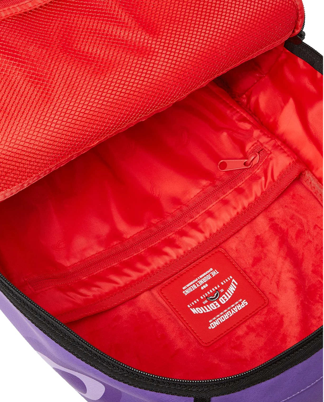 Zaino SPRAYGROUND PURPLE SHARK CENTRAL DLXVS BACKPACK