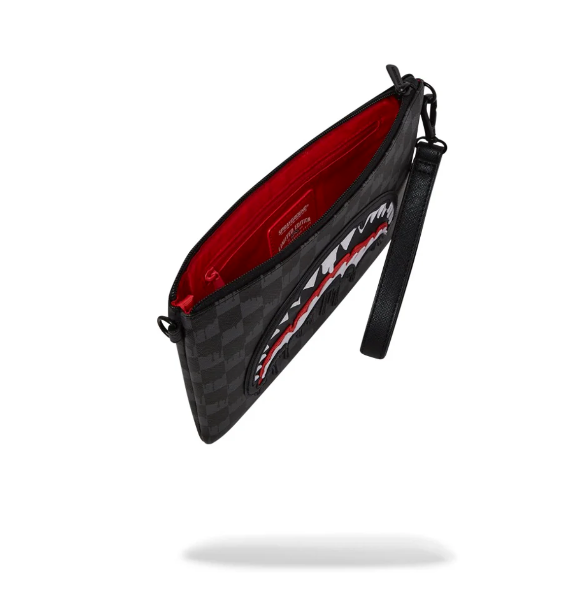 POCHETTE SPRAYGROUND DRIPPING SHARKS IN PARIS CROSSOVER CLUTCH