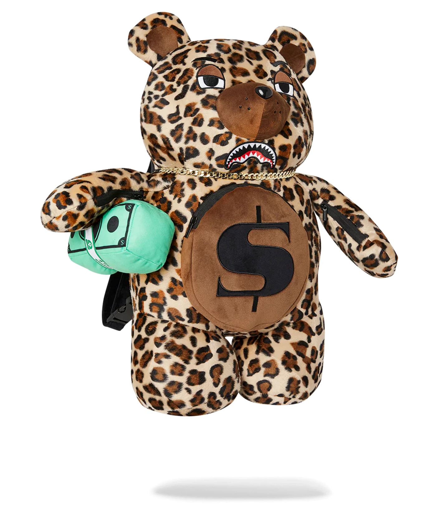 Zaino SPRAYGROUND LEOPARD MONEY BEAR BACKPACK