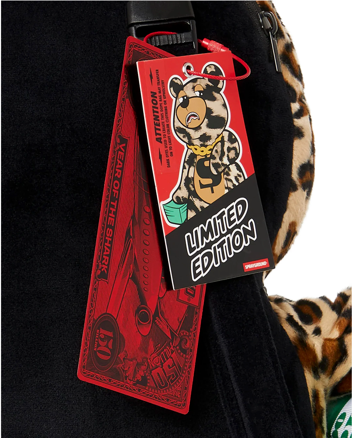 Zaino SPRAYGROUND LEOPARD MONEY BEAR BACKPACK
