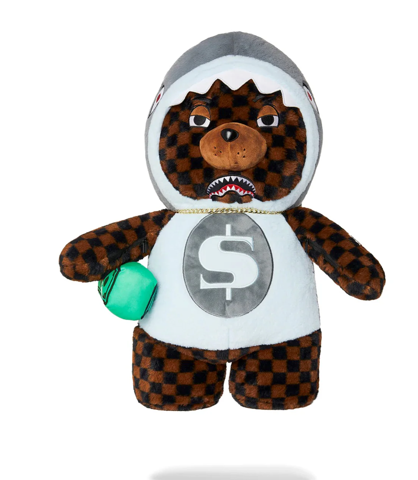 Zaino SPRAYGROUND MONEY BEAR IN SHARK COSTUME BEAR BACKPACK