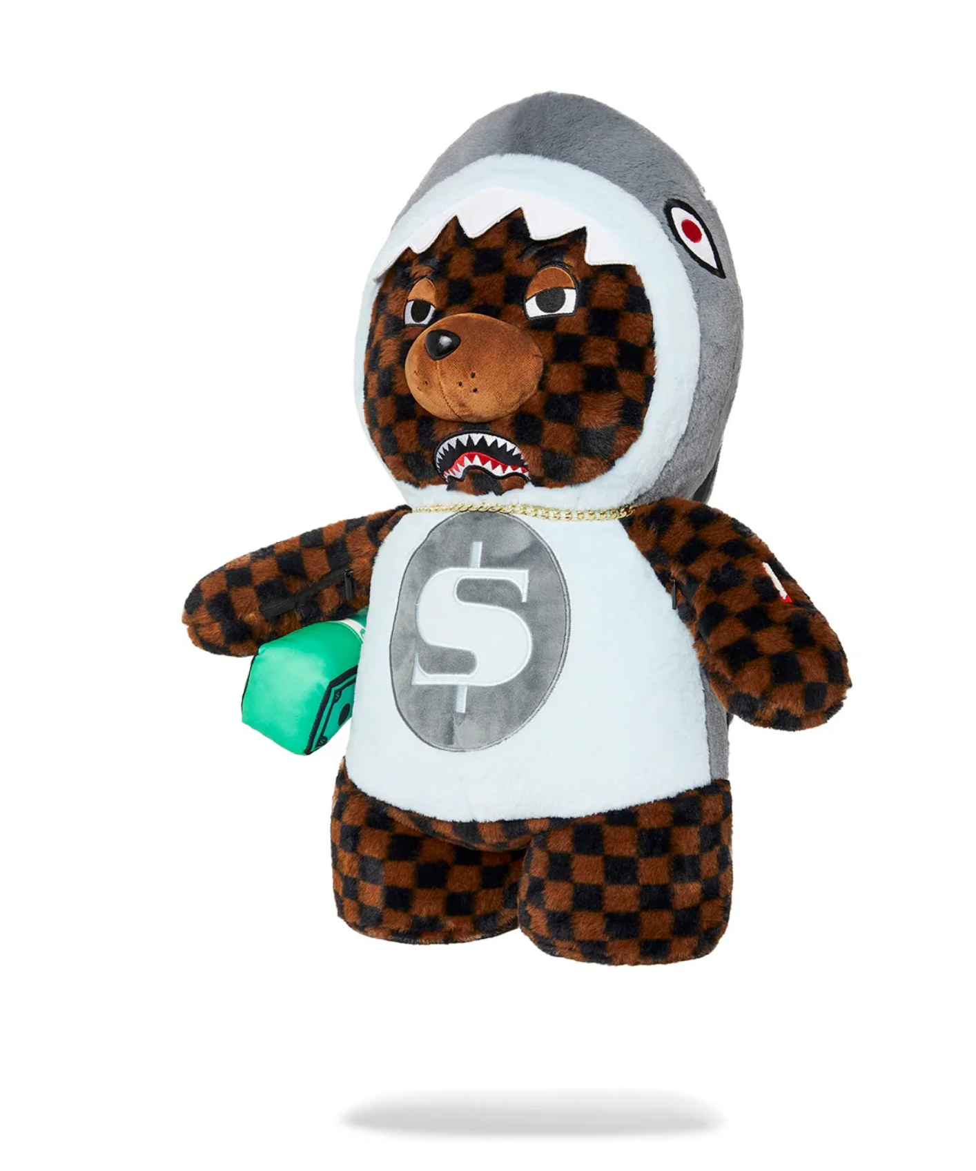 Zaino SPRAYGROUND MONEY BEAR IN SHARK COSTUME BEAR BACKPACK
