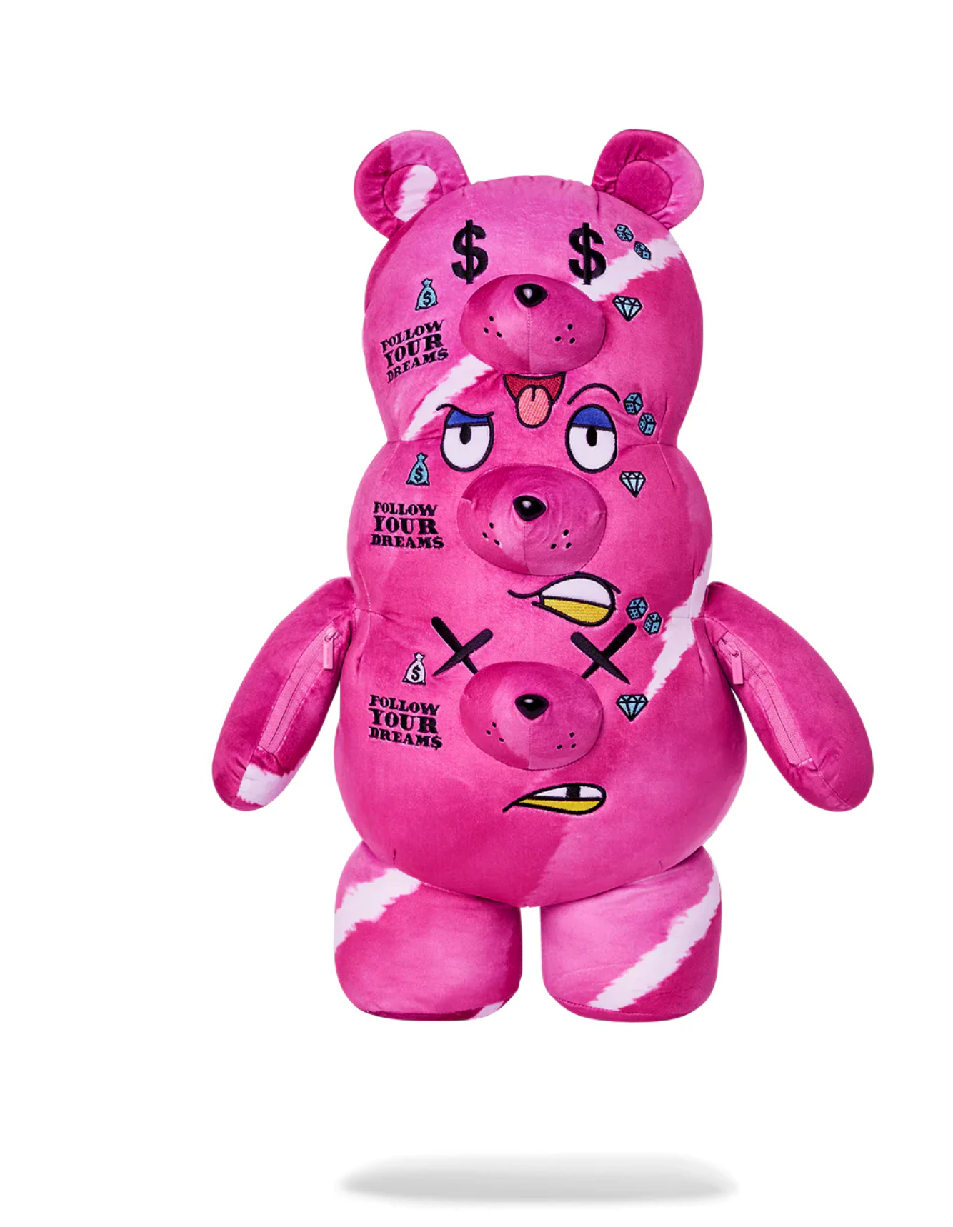 Zaino SPRAYGROUND 3 HEADED BEAR BACKPACK TEDDY BEAR