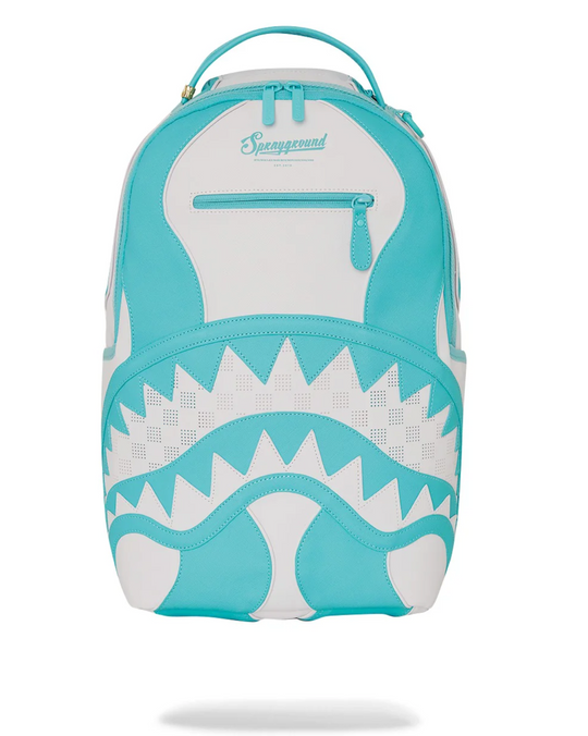 Zaino SPRAYGROUND SHARK CENTRAL BLUE AND WHITE COLORWAY