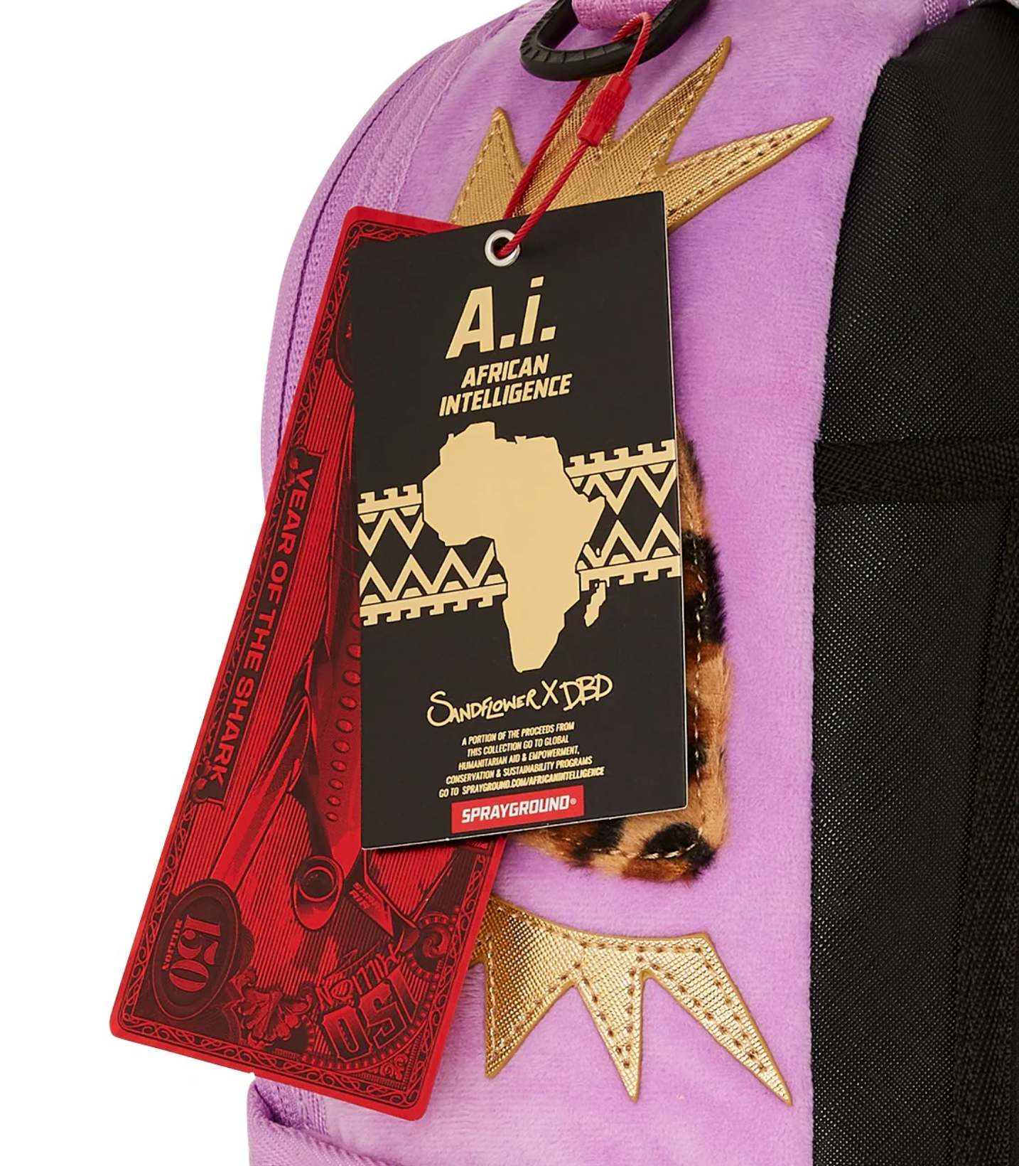 Zaino SPRAYGROUND PINK SAFARI DLXSV BACKPACK
