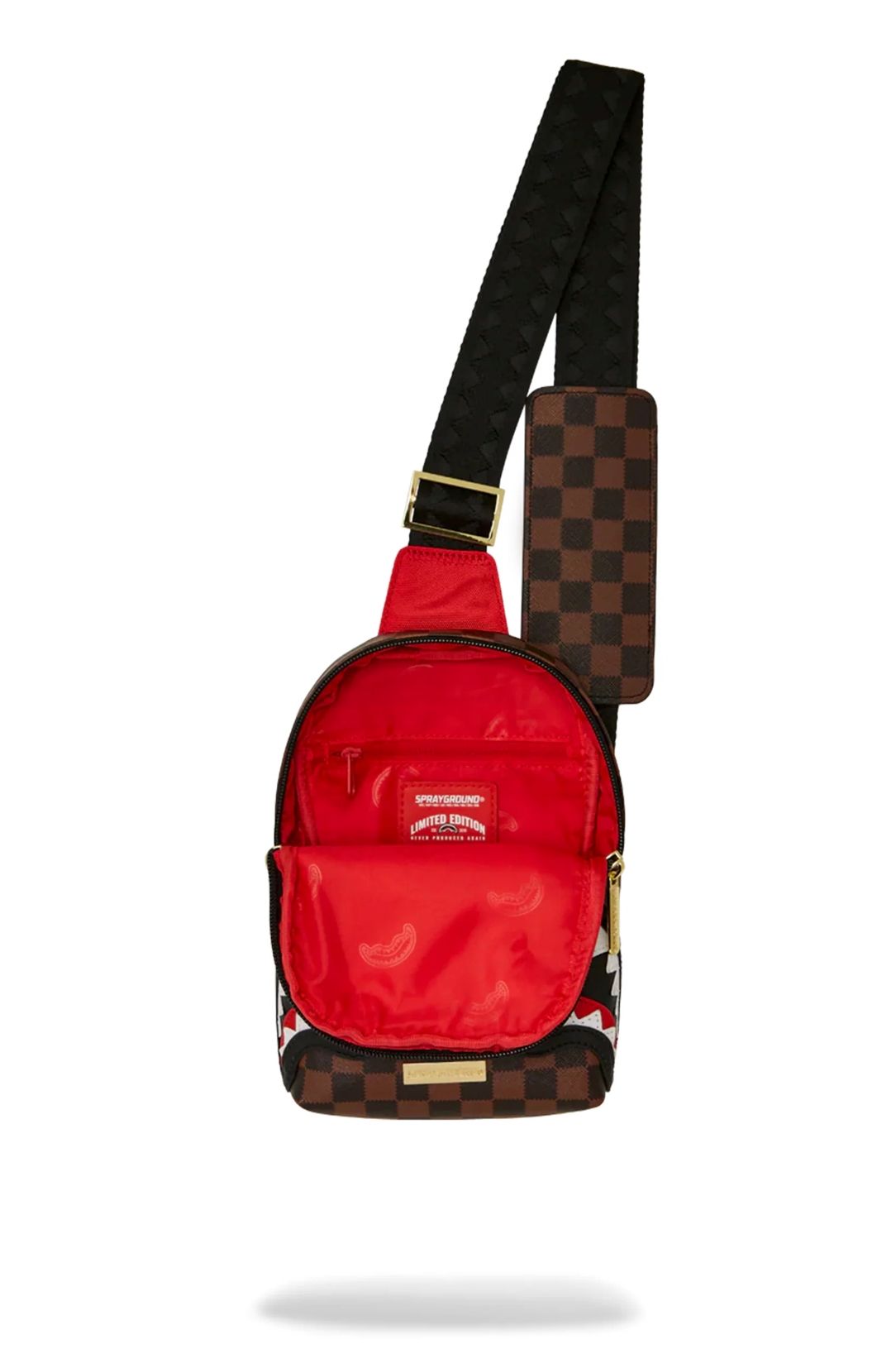 Tracolla SPRAYGROUND SAWTOOTH SHARKS IN PARIS ONE-STRAP SLING