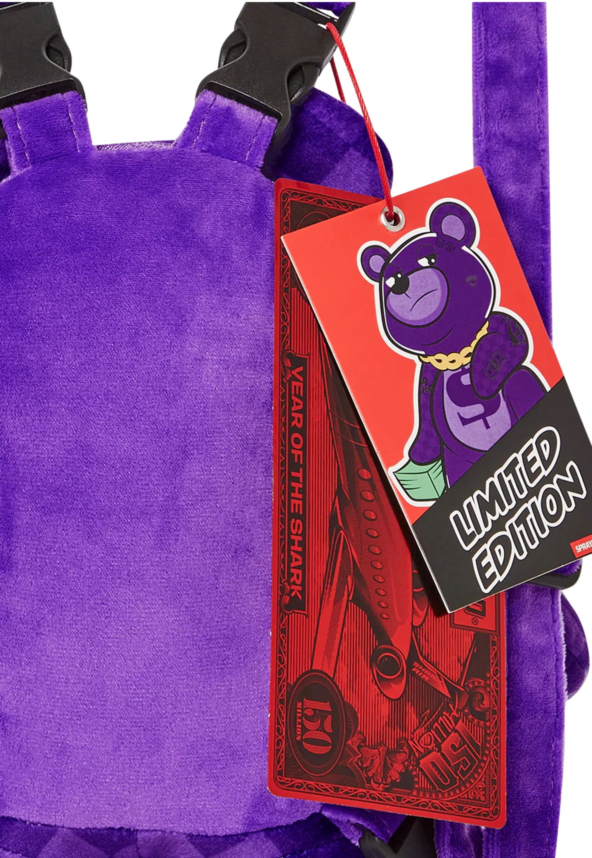 Zaino PINK PURPLE SHARK SHARKS IN PARIS MINI BEAR CUB