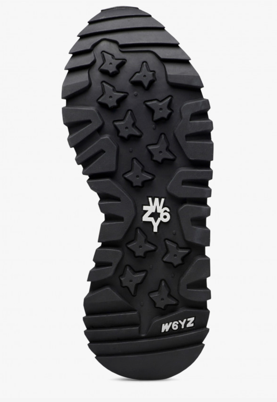 Sneaker W6YZ BREEZE in tessuto tecnico e suede - marrone