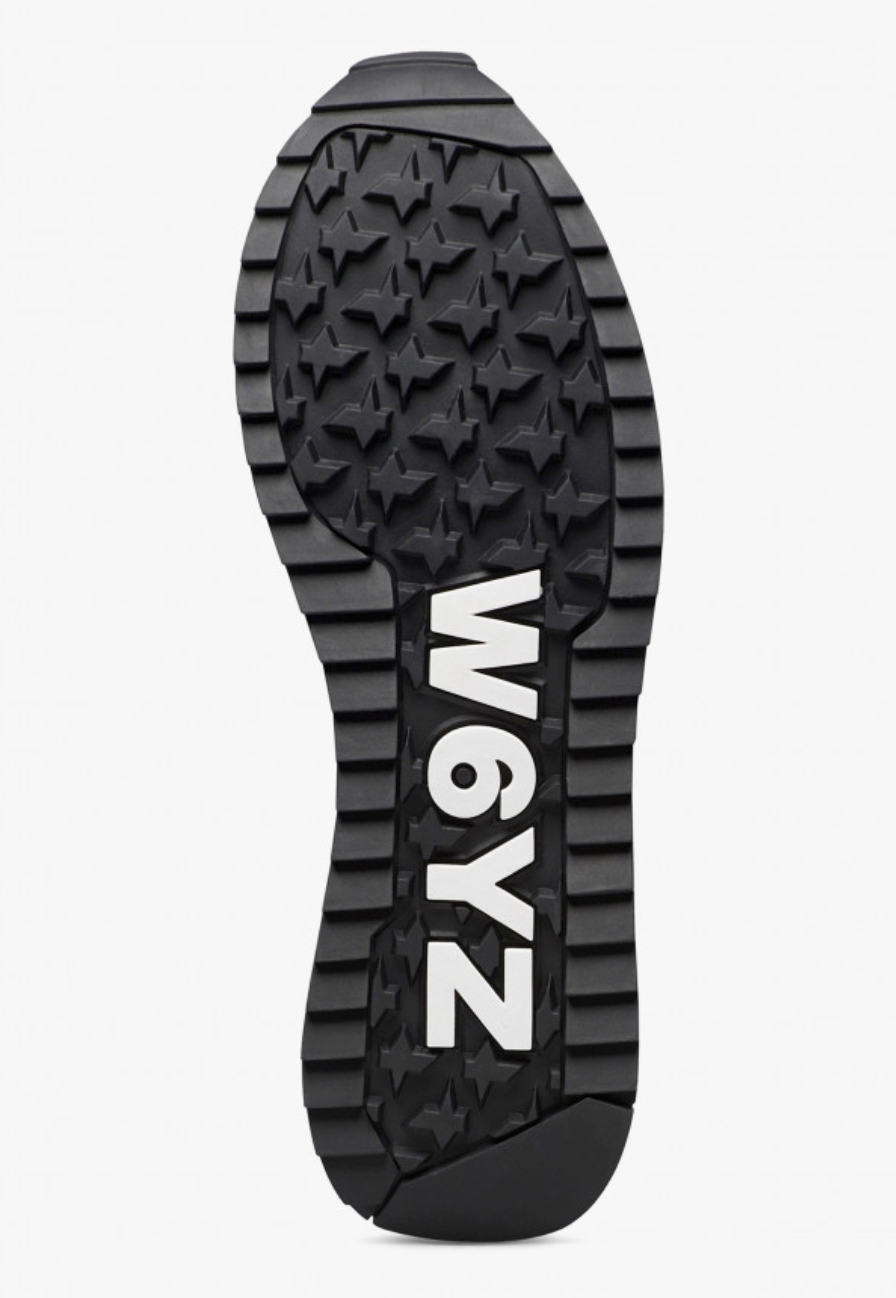 Sneaker W6YZ JET in tessuto tecnico e suede - nero-militare