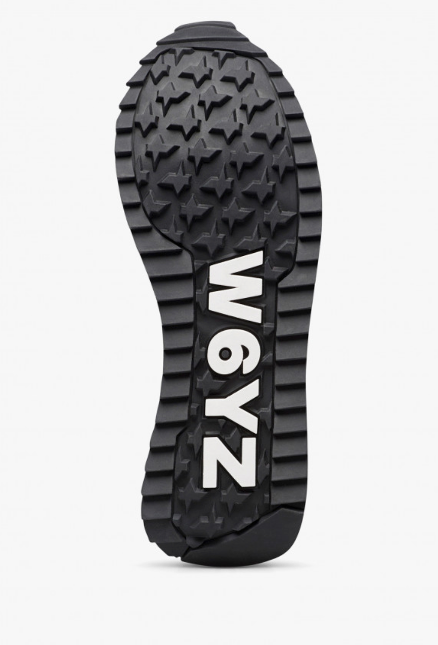 Sneaker W6YZ DEVA in tessuto tecnico e suede - antracite-nero