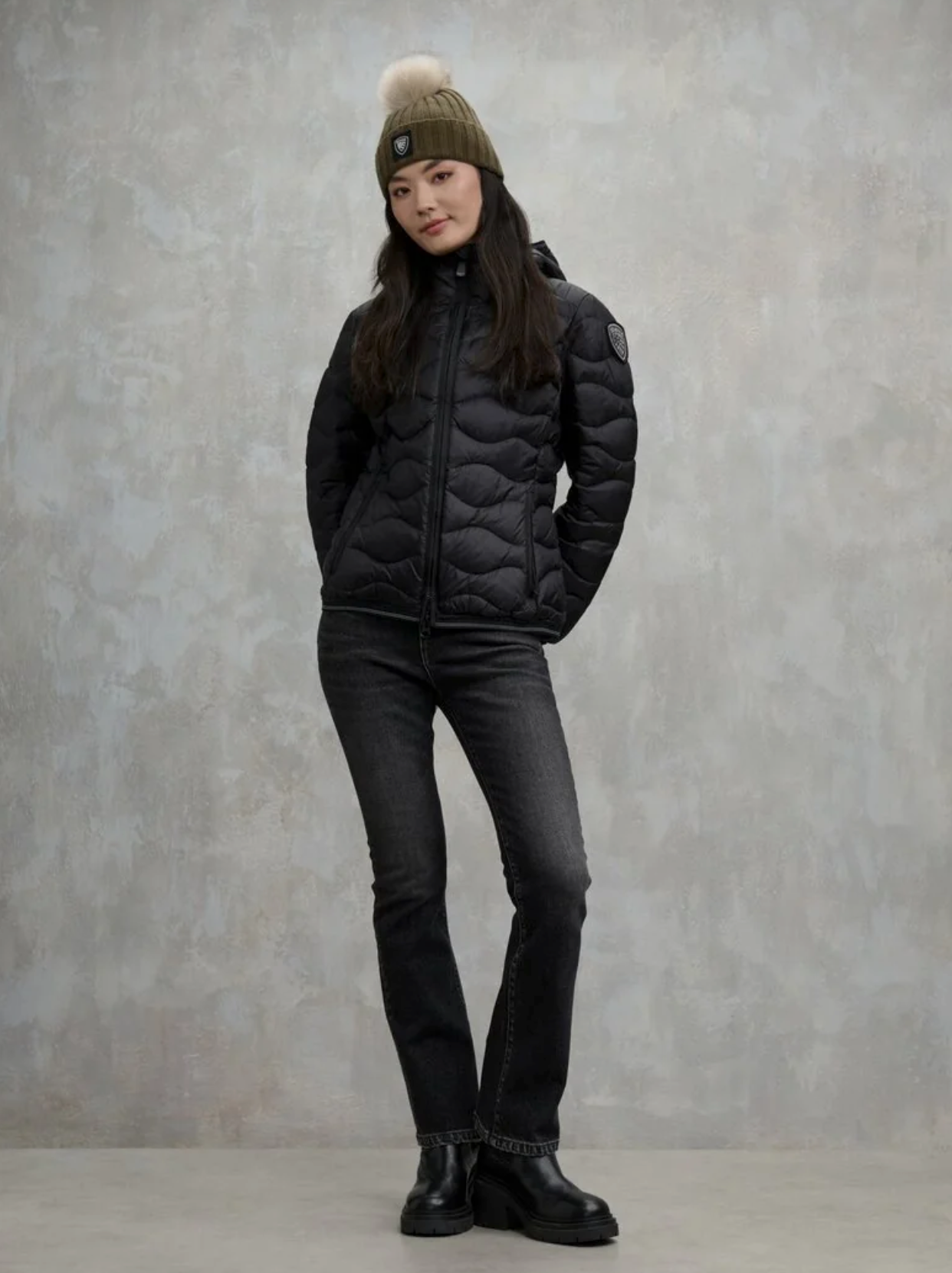 PIUMINO BLAUER USA AD ONDE CAMELIA