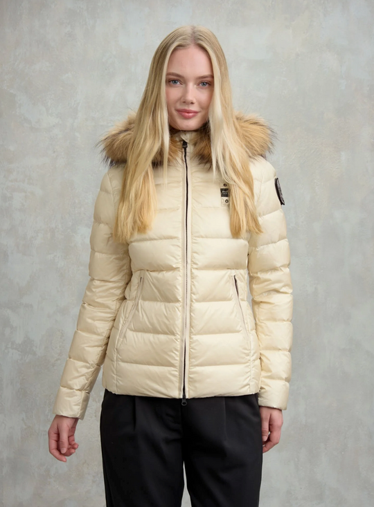 PIUMINO BLAUER USA A RIGHE ARCADIA