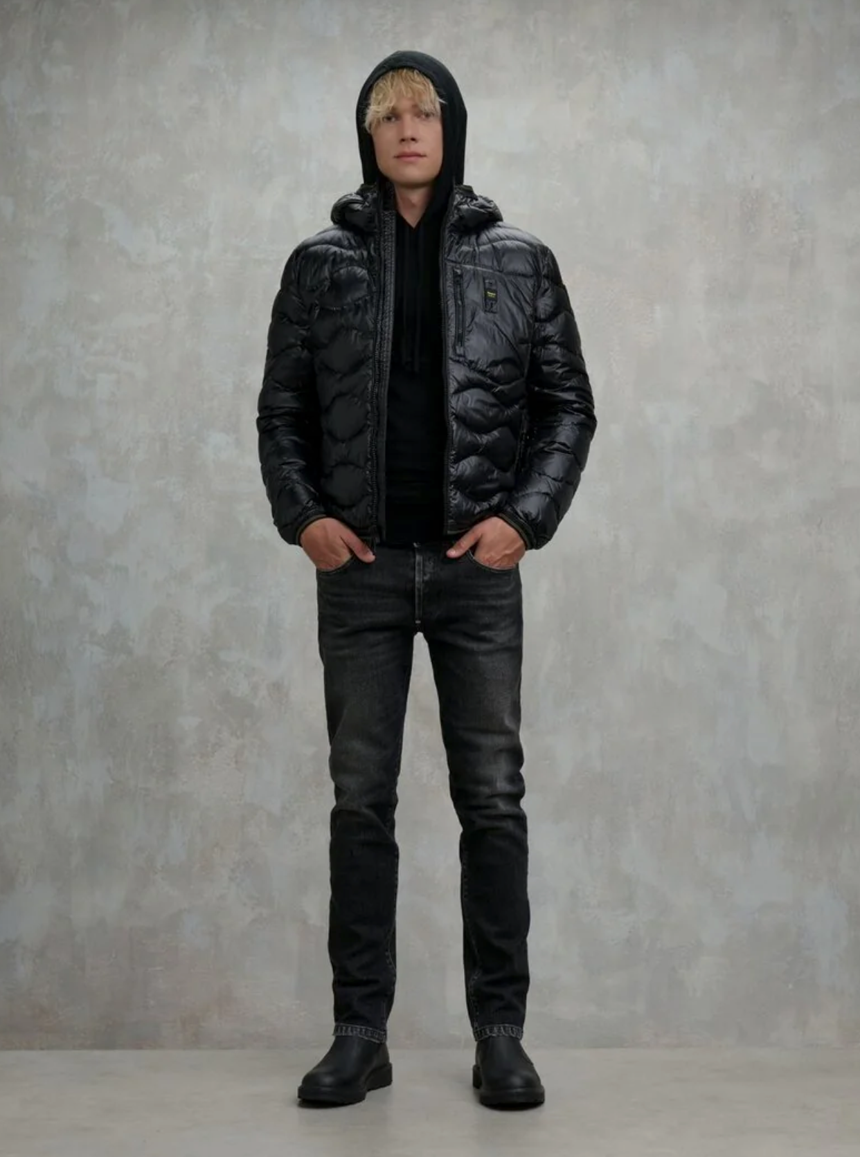 PIUMINO BLAUER USA AD ONDE WAVE