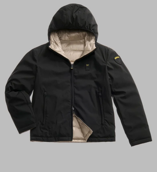 PIUMINO BLAUER USA REVERSIBILE NYLON NOPRENE BALLARD