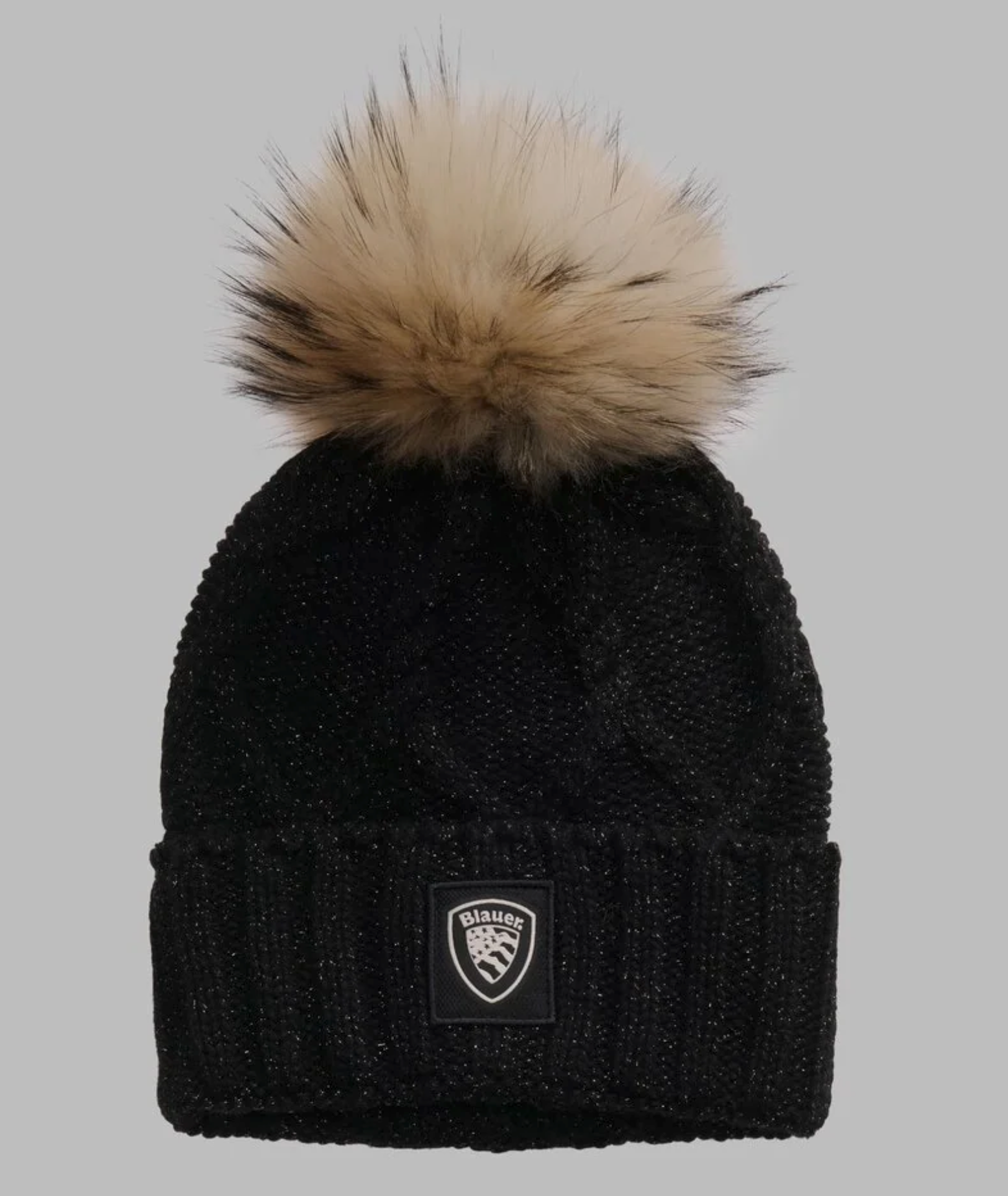 BERRETTO BLAUER USA CON TRECCE E PON PON DACIA