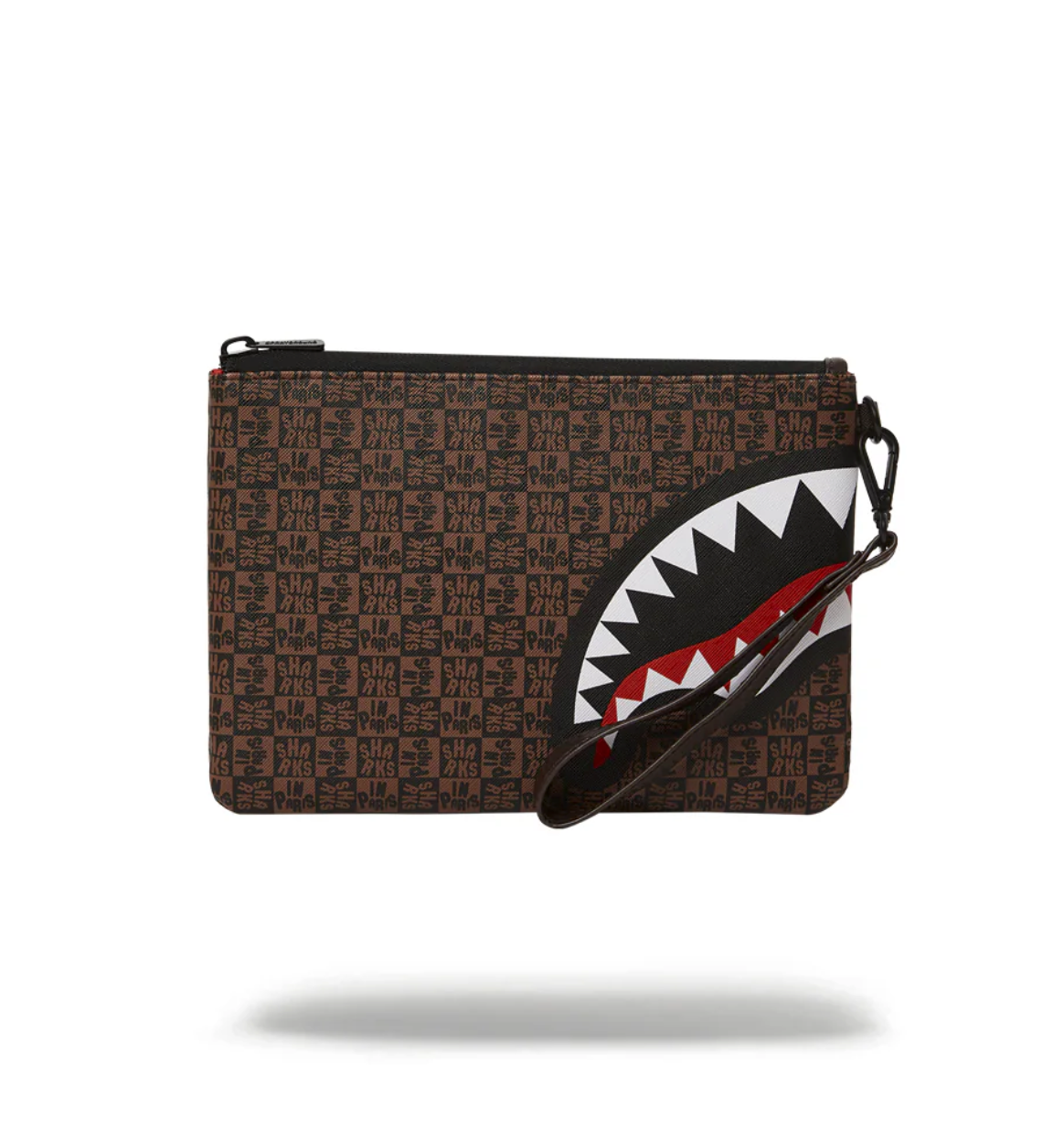 POCHETTE SPRAYGROUND SHARKS IN PARIS CHECK