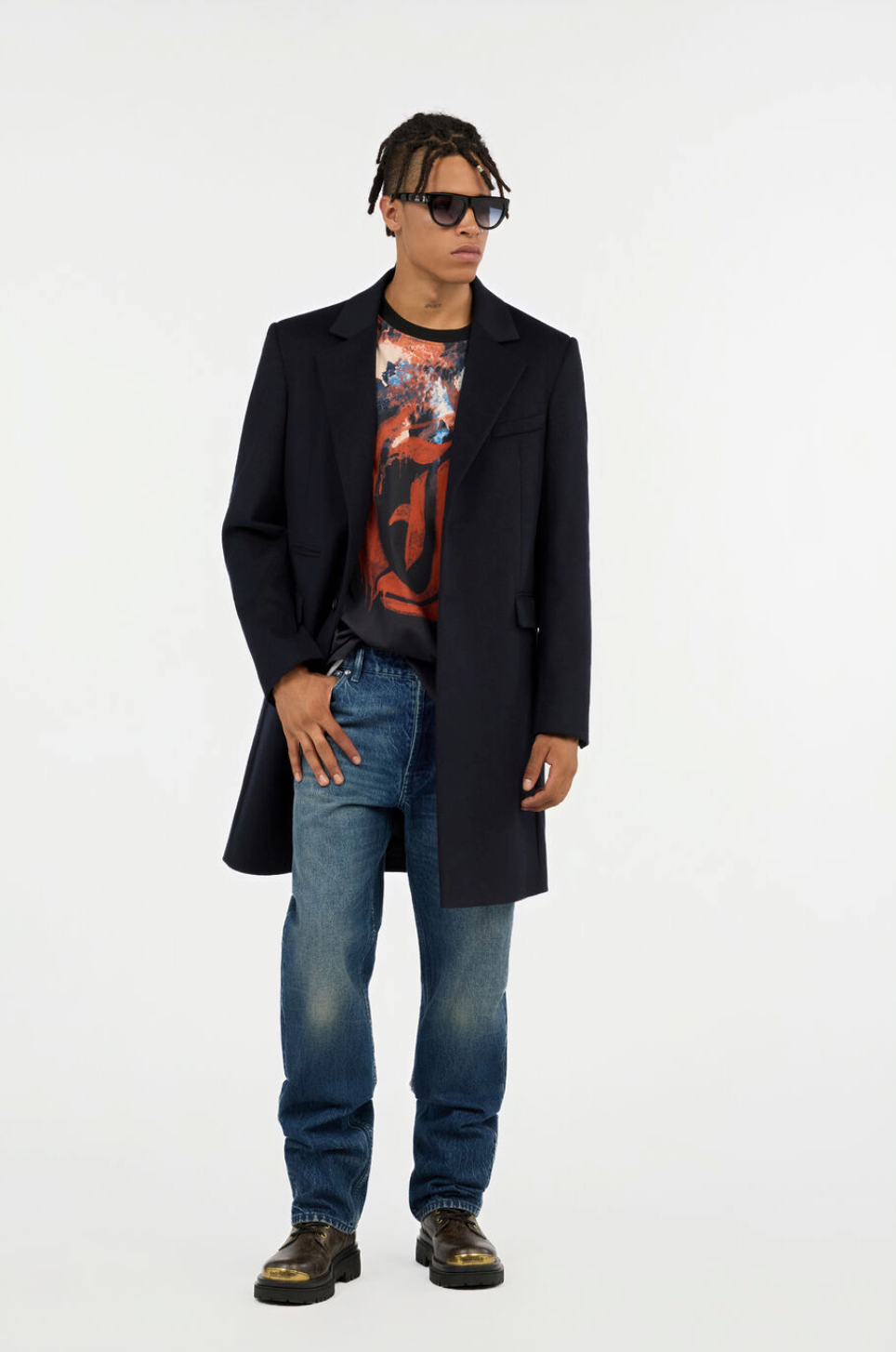 T-shirt JUST CAVALLI Stampa Rusty Stain