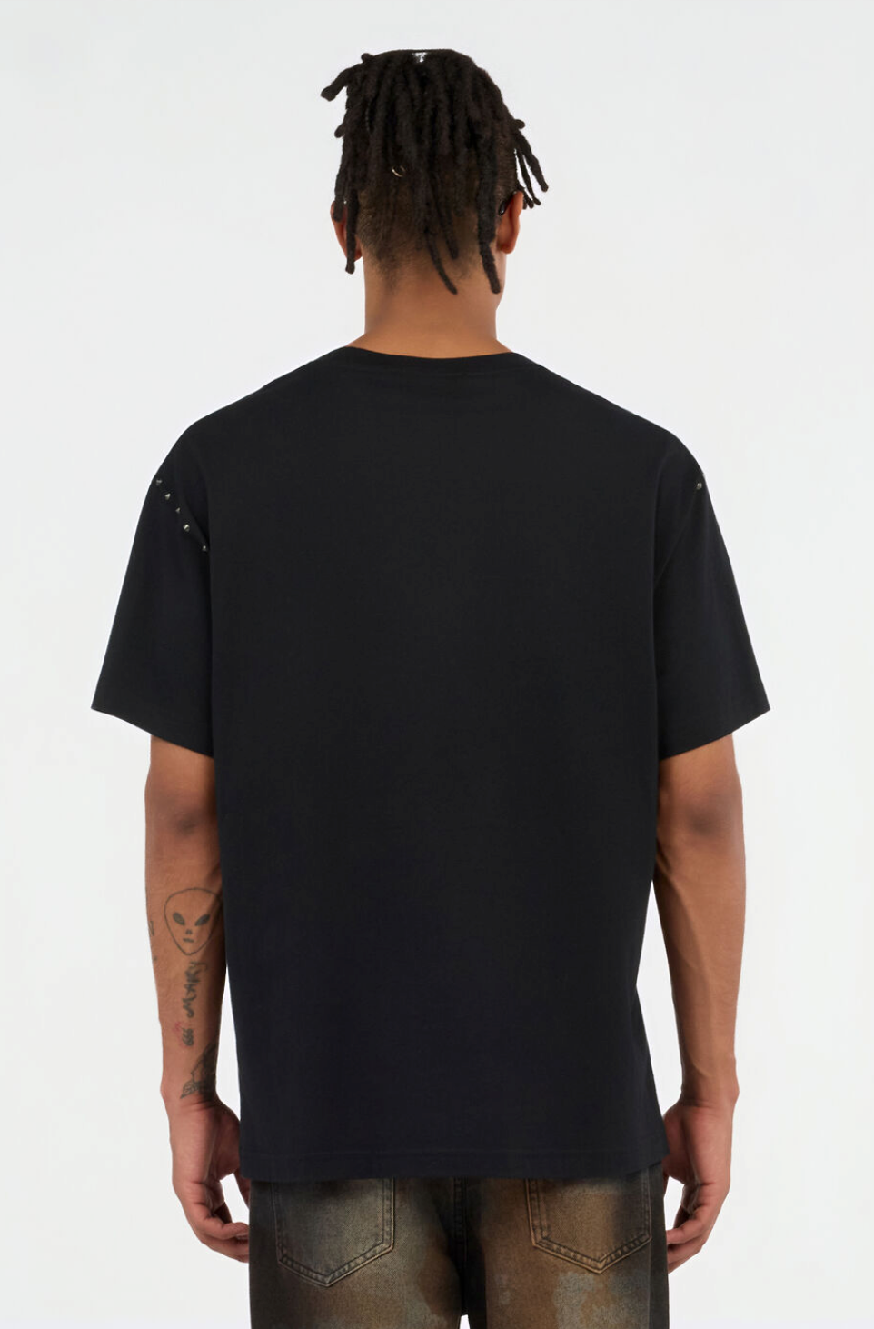 T-shirt JUST CAVALLI Stampa Aquila e Borchie