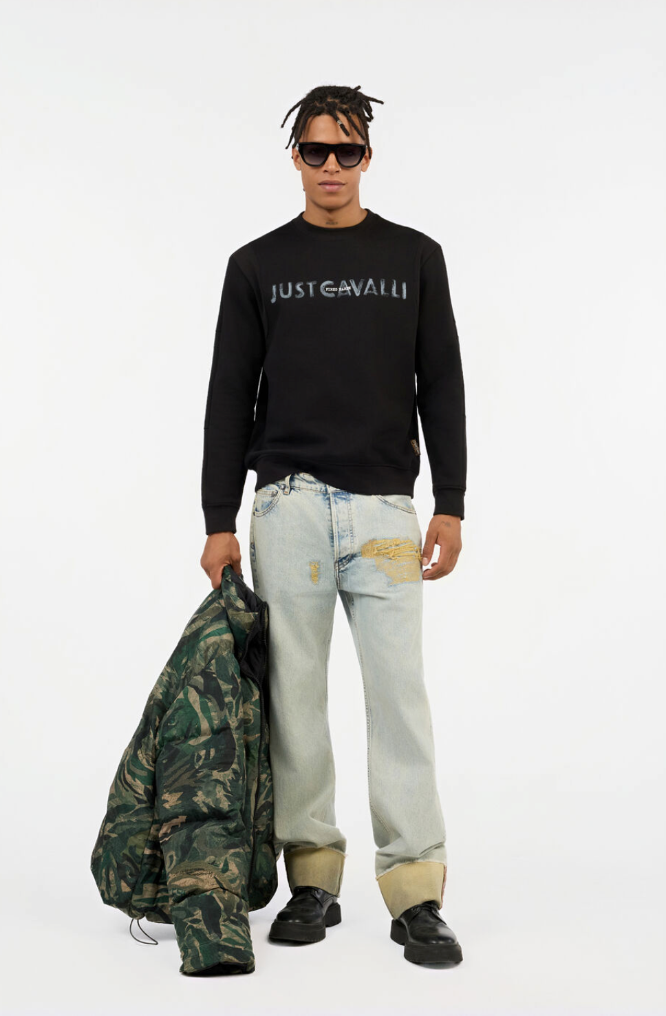 Felpa JUST CAVALLI Con Logo frontale