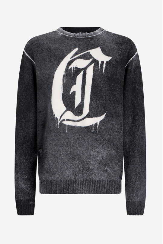 Maglione JUST CAVALLI Nero Washed