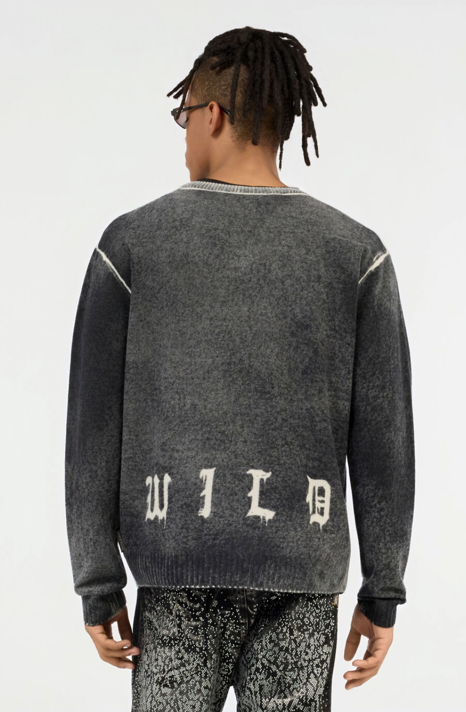 Maglione JUST CAVALLI Nero Washed