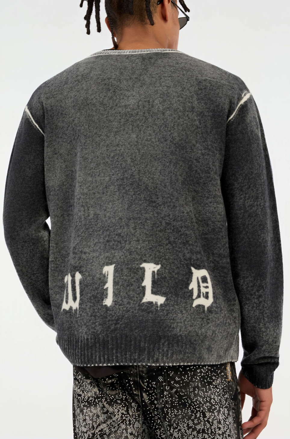 Maglione JUST CAVALLI Nero Washed
