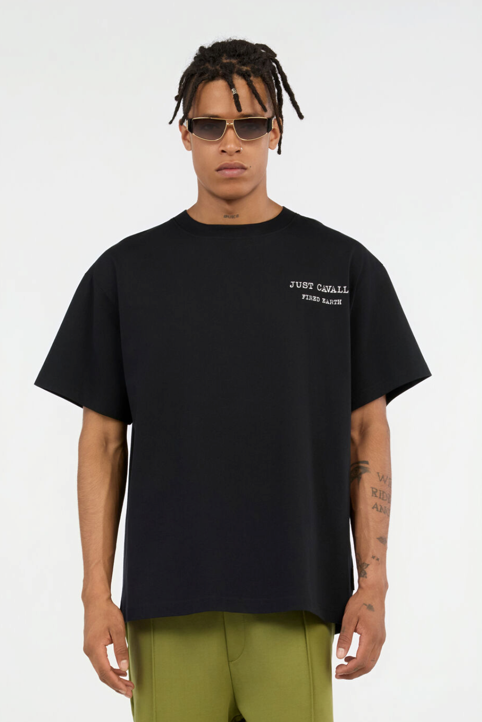 T-shirt JUST CAVALLI Stampa Cervo Sul Retro