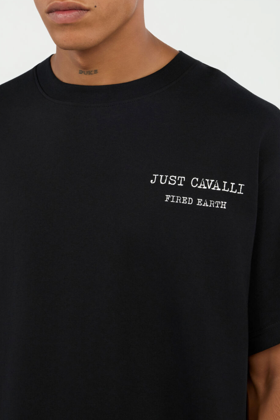 T-shirt JUST CAVALLI Stampa Cervo Sul Retro